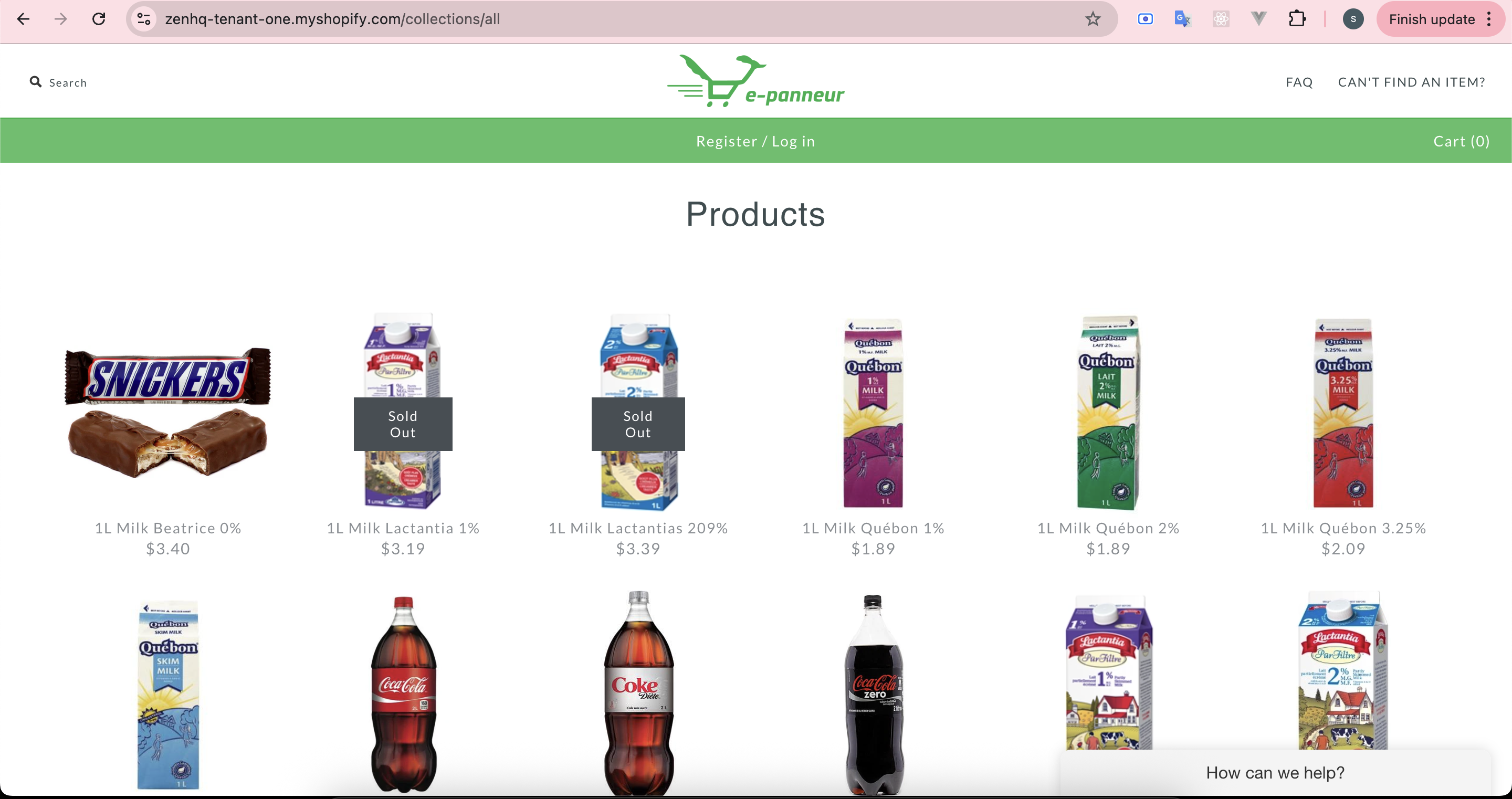 ZenHQ — Multi-Tenant E-Commerce Platform with Custom Shopify Checkout & Delivery Management Screenshot