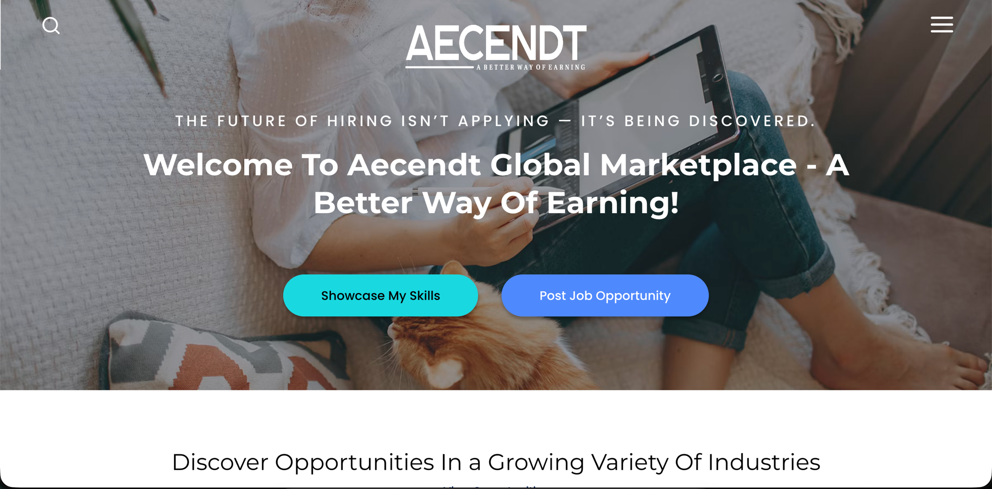 Aecendt Global — Sharetribe Hiring Marketplace with Custom Workflow Intelligence Module Preview