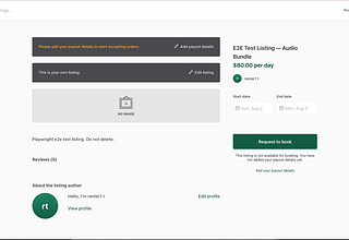 AidersPlus — Premium Peer-to-Peer Event Equipment Rental Marketplace — listing detail