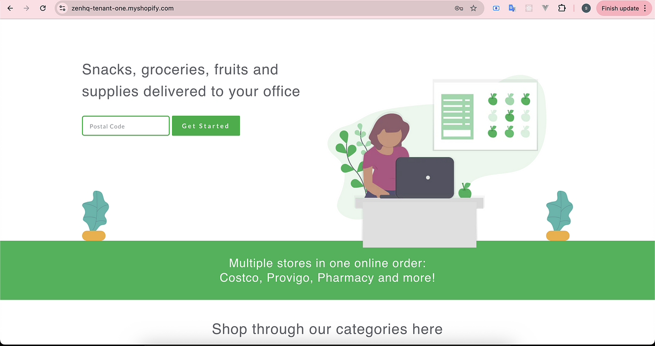 ZenHQ — Multi-Tenant E-Commerce Platform with Custom Shopify Checkout & Delivery Management