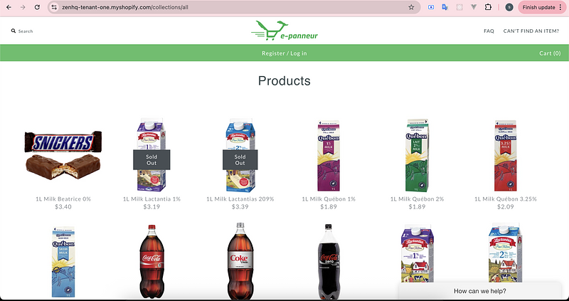 ZenHQ — Multi-Tenant E-Commerce Platform with Custom Shopify Checkout & Delivery Management