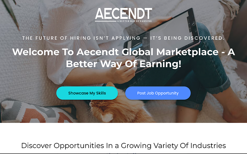 Aecendt Global — Sharetribe Hiring Marketplace with Custom Workflow Intelligence Module