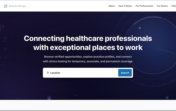 LocumLens — Healthcare Staffing Marketplace Built on Sharetribe Console Alone
