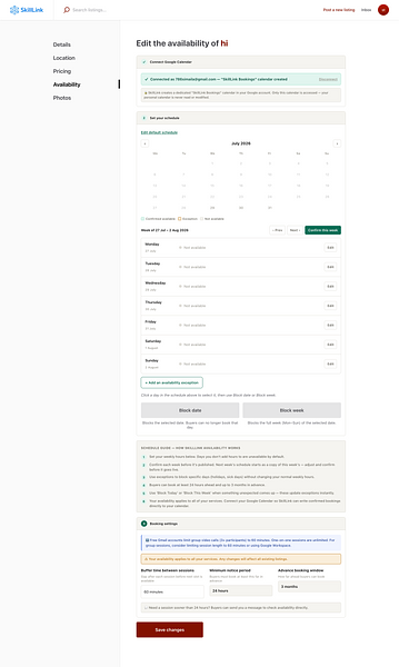 SkillLink — GDPR-Compliant C2C Skill-Sharing Marketplace for Japanese Expats in Europe